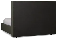 Grayton Sutton Green 54" Upholstered Platform Bed