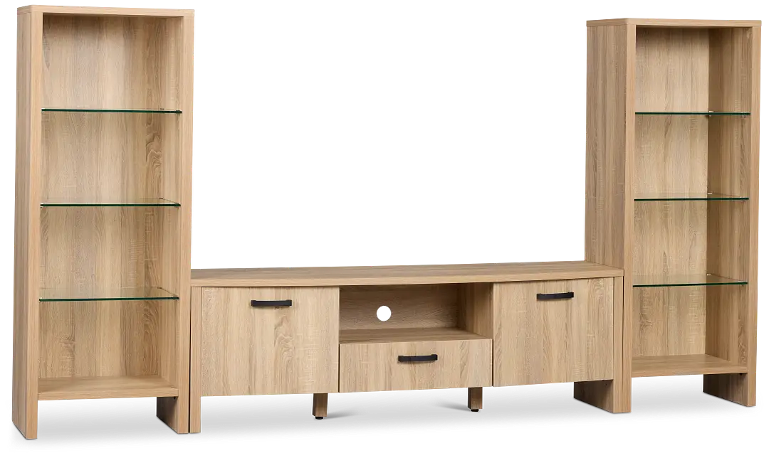 Layton Light Tone Entertainment Wall Layton Light Tone Entertainment Wall