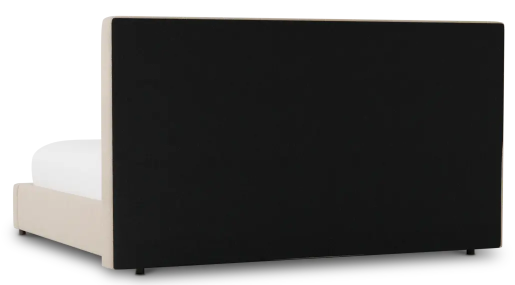 Grayton Linen Beige 54" Upholstered Platform Bed Grayton Linen Beige 54" Upholstered Platform Bed