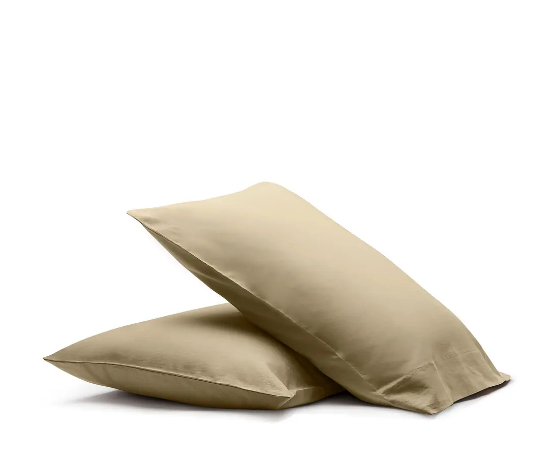 Rest & Renew Linen Blend Khaki Set Of 2 Pillowcases Rest & Renew Linen Blend Khaki Set Of 2 Pillowcases
