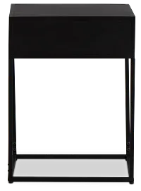 Fifer Black Accent Table