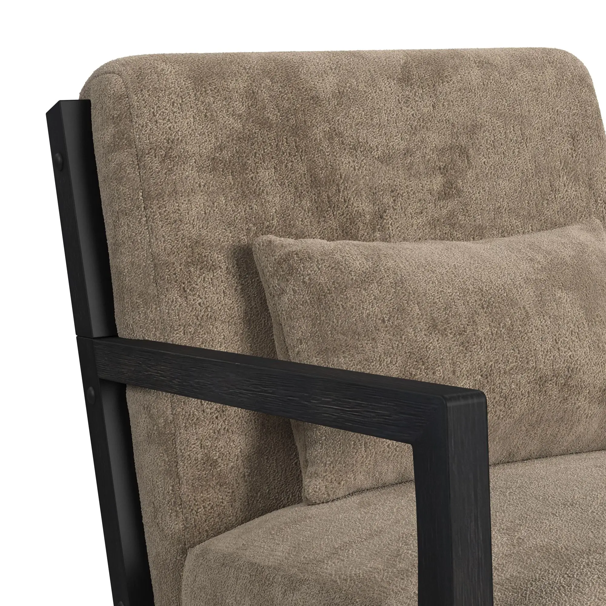 Fable Light Brown Fabric Accent Chair Fable Light Brown Fabric Accent Chair