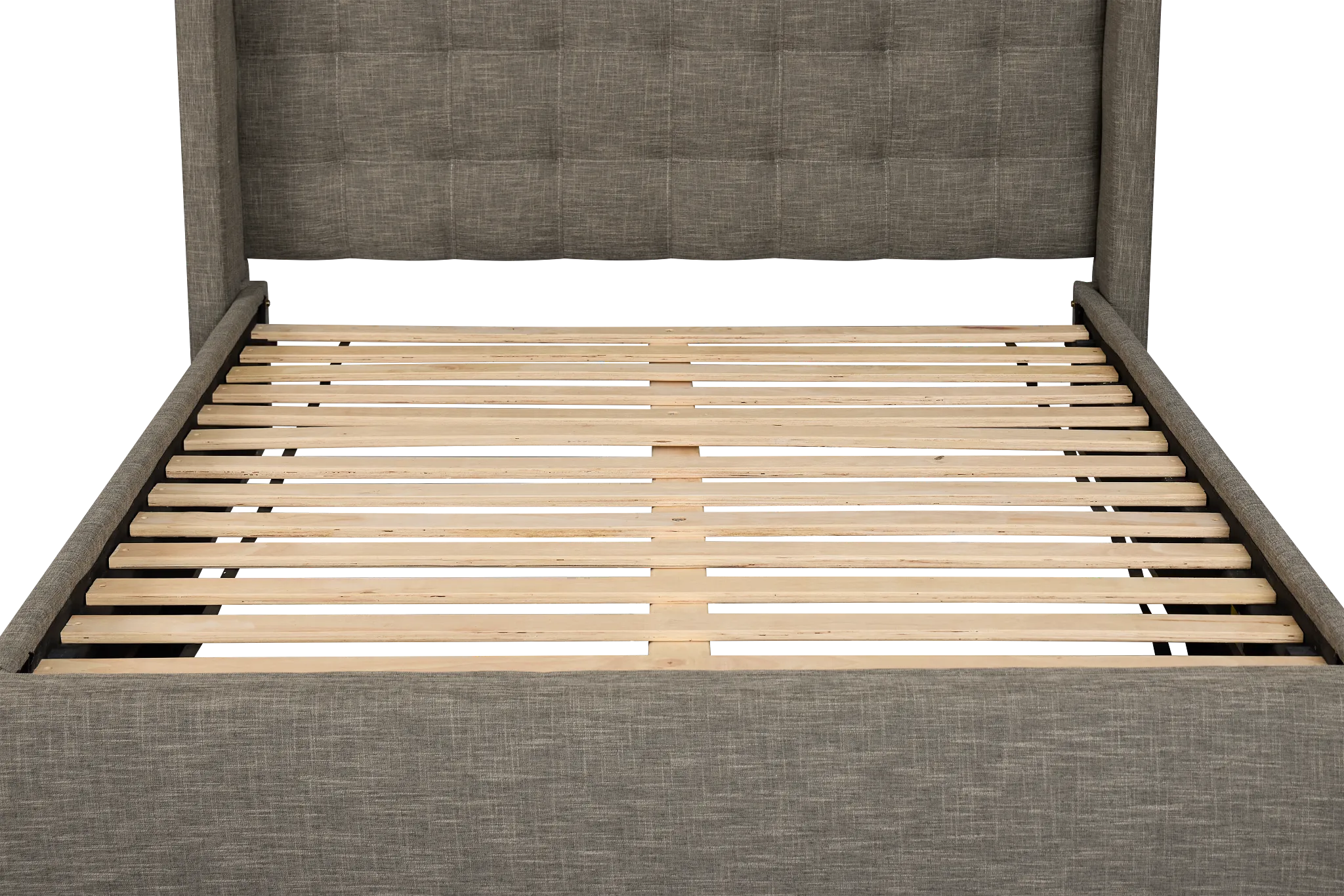 Chatham Gray Low Platform Storage Bed
