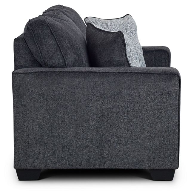 Altari Dark Gray Micro Loveseat