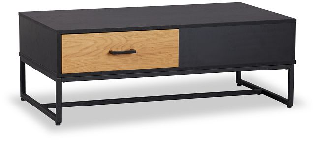 Anders Black 2-drawer Coffee Table (4)