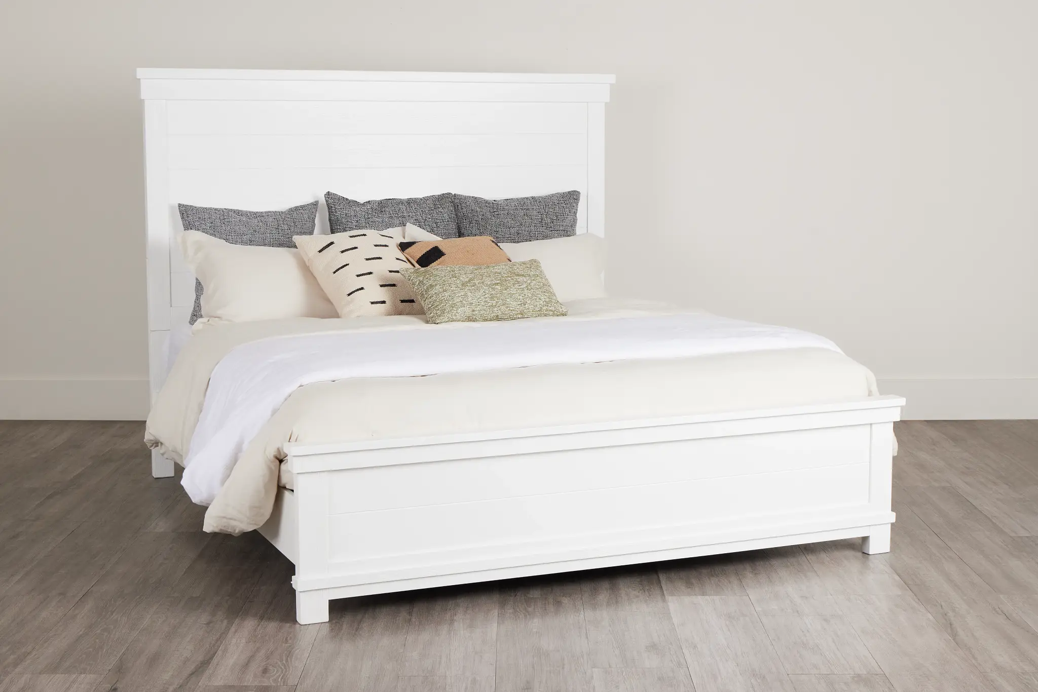 Anton White Panel Bed Anton White Panel Bed