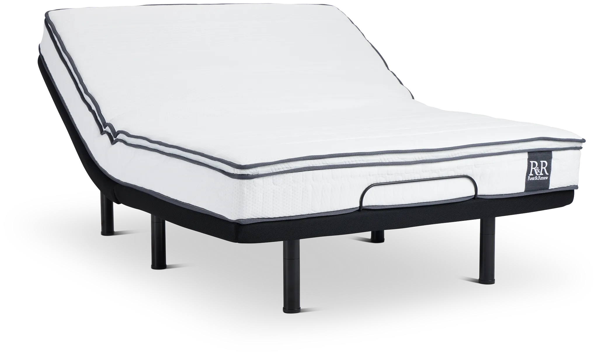 Rest & Renew By Zinus 8" Hybrid Deluxe Adjustable Mattress Set