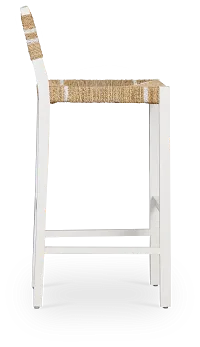Nantucket Light Tone Woven 30" Woven Barstool