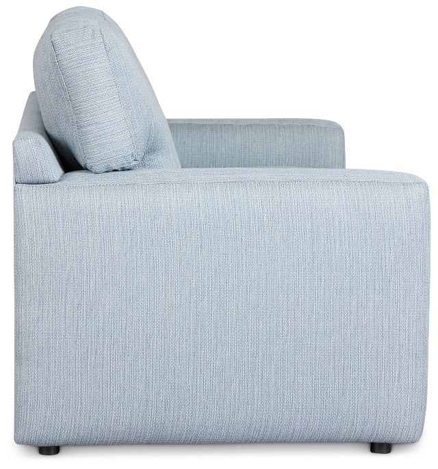Rhodes Light Blue Fabric Cooling Memory Foam Sleeper