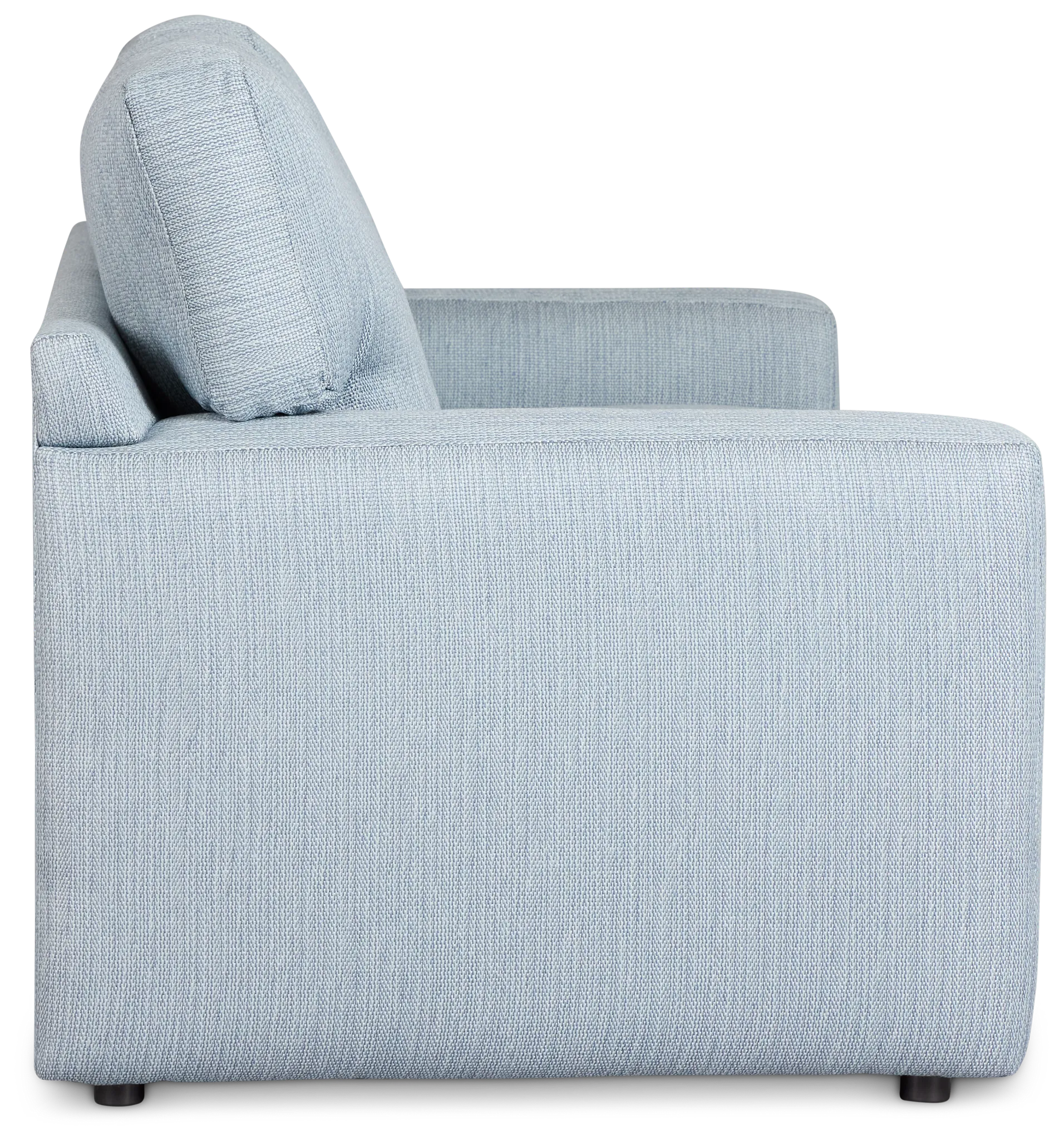 Rhodes Light Blue Fabric Cooling Memory Foam Sleeper