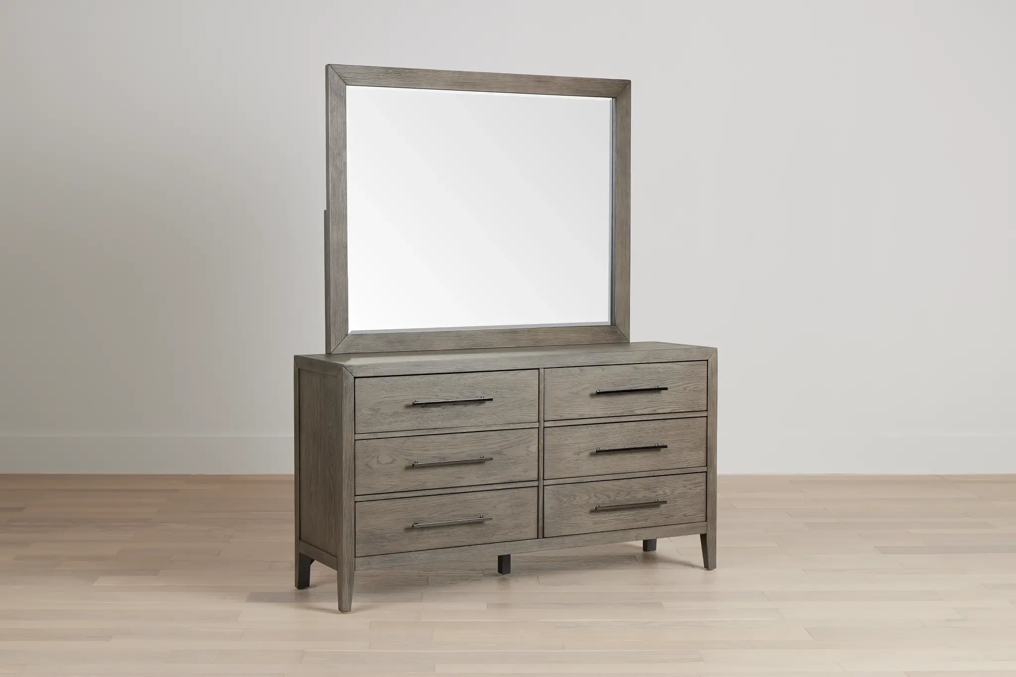 Alden Gray Dresser & Mirror Alden Gray Dresser & Mirror