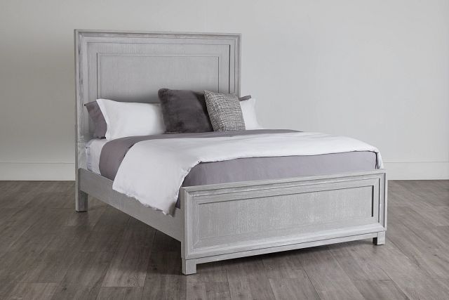 Mckinney Gray Panel Bed