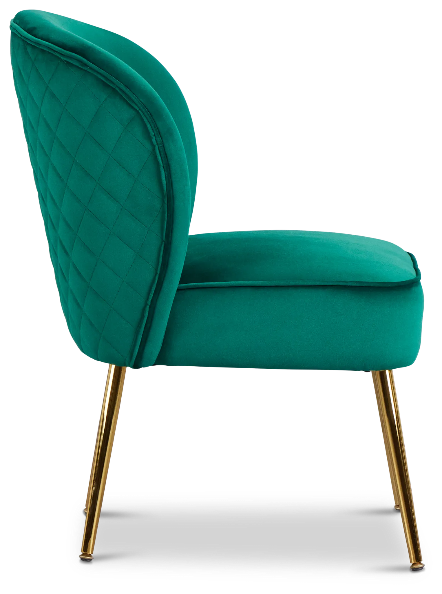 Tami Dark Green Velvet Accent Chair