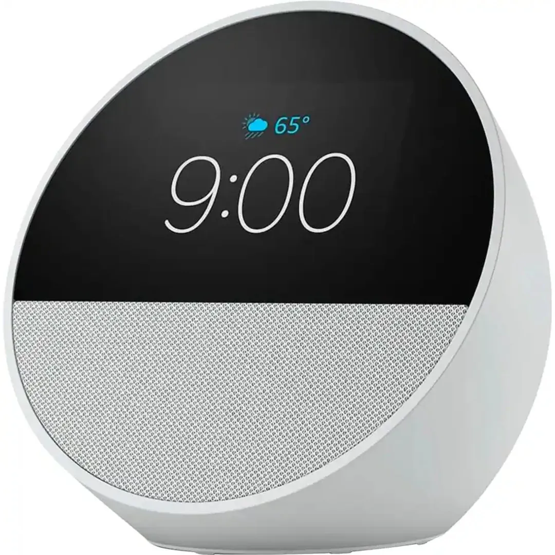 Amazon Echo Spot White Smart Alarm Clock