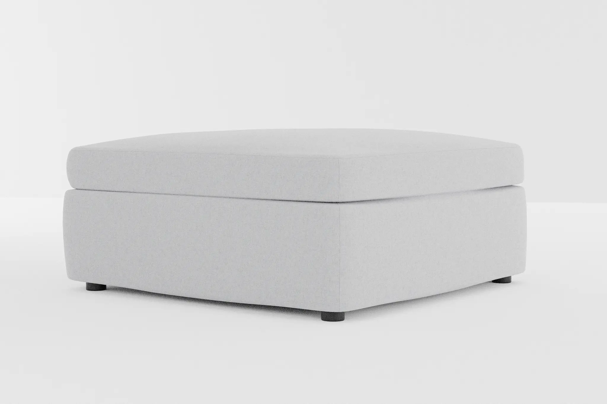 Destin Delray Light Gray Fabric Cocktail Ottoman Destin Delray Light Gray Fabric Cocktail Ottoman