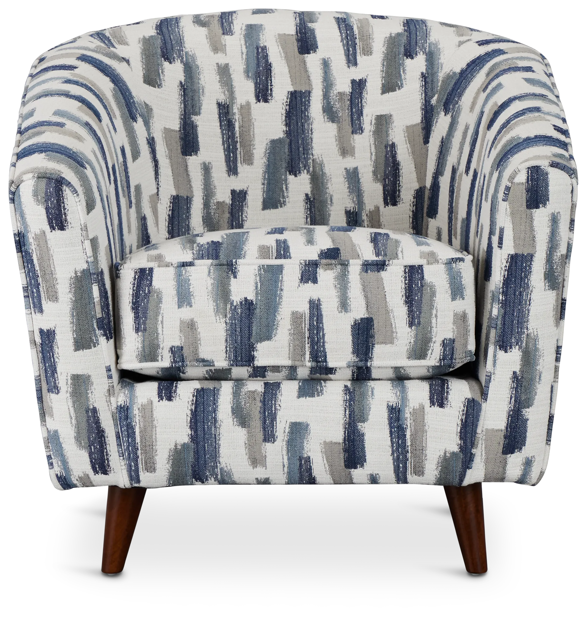 Staccato Navy Fabric Accent Chair