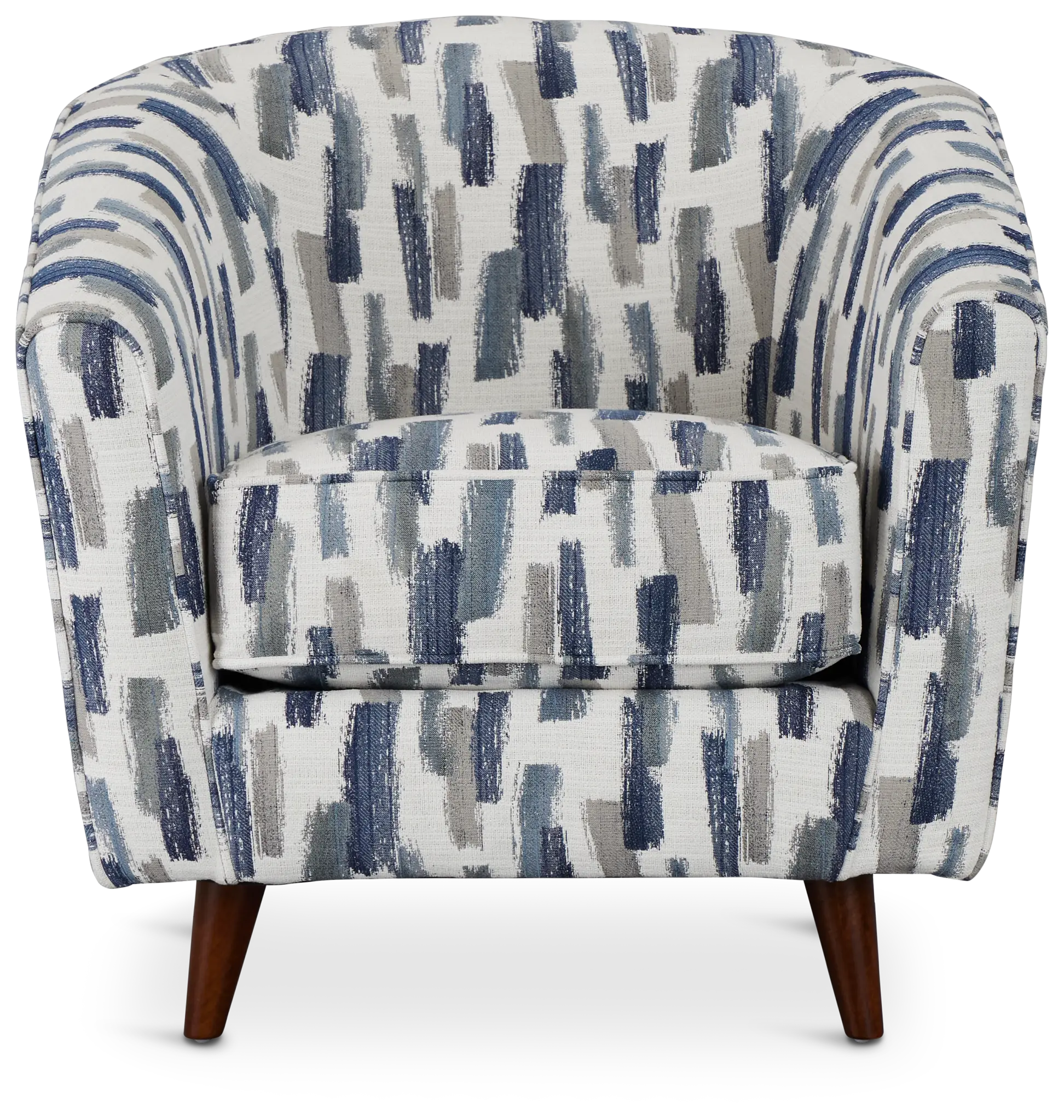 Staccato Navy Fabric Accent Chair Staccato Navy Fabric Accent Chair