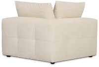 Remi Light Beige Fabric Corner Chair