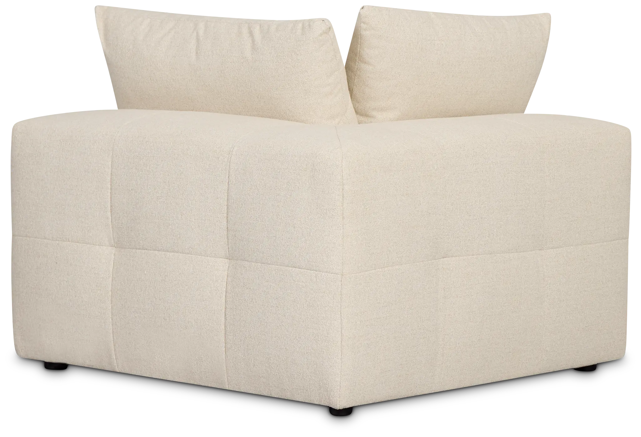 Remi Light Beige Fabric Corner Chair Remi Light Beige Fabric Corner Chair