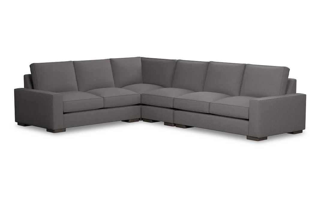 Edgewater Peyton Gray Medium Two-arm Sectional