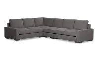 Edgewater Peyton Gray Medium Two-arm Sectional