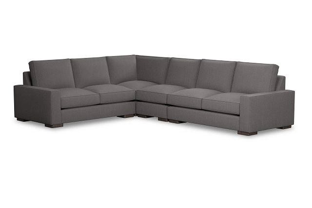 Edgewater Peyton Gray Medium Two-arm Sectional