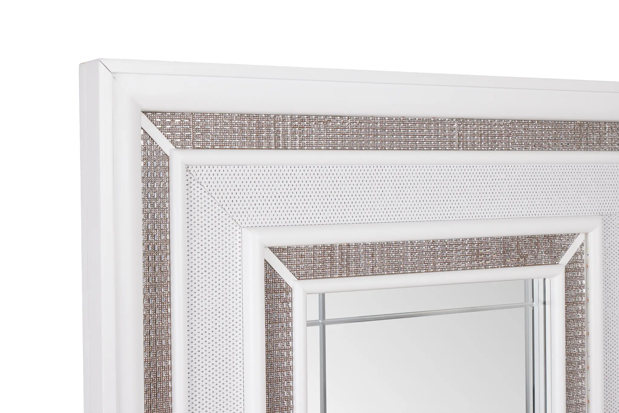 Milan White Panel Bed Milan White Panel Bed