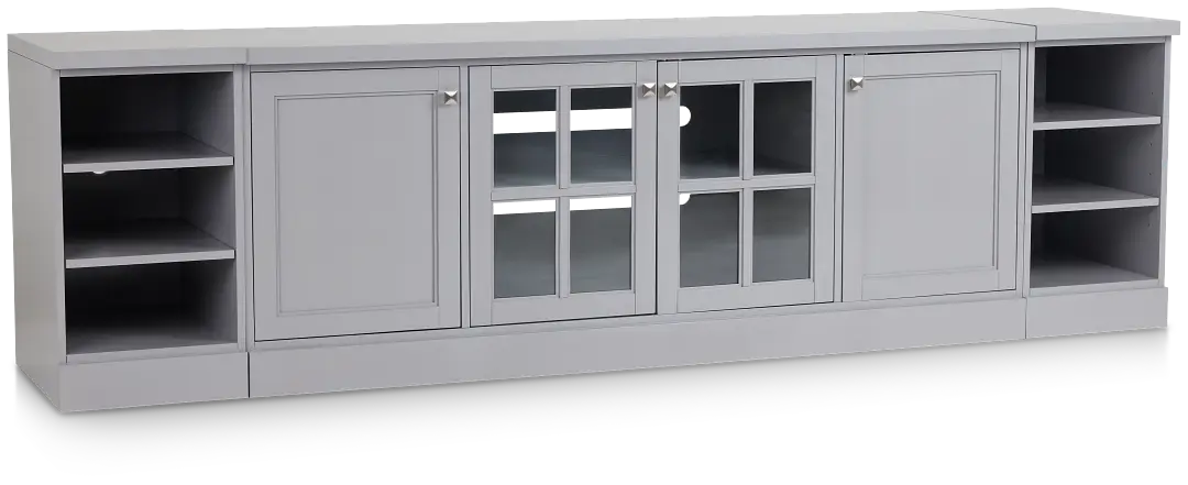 Newport Gray 108" Tv Stand Newport Gray 108" Tv Stand