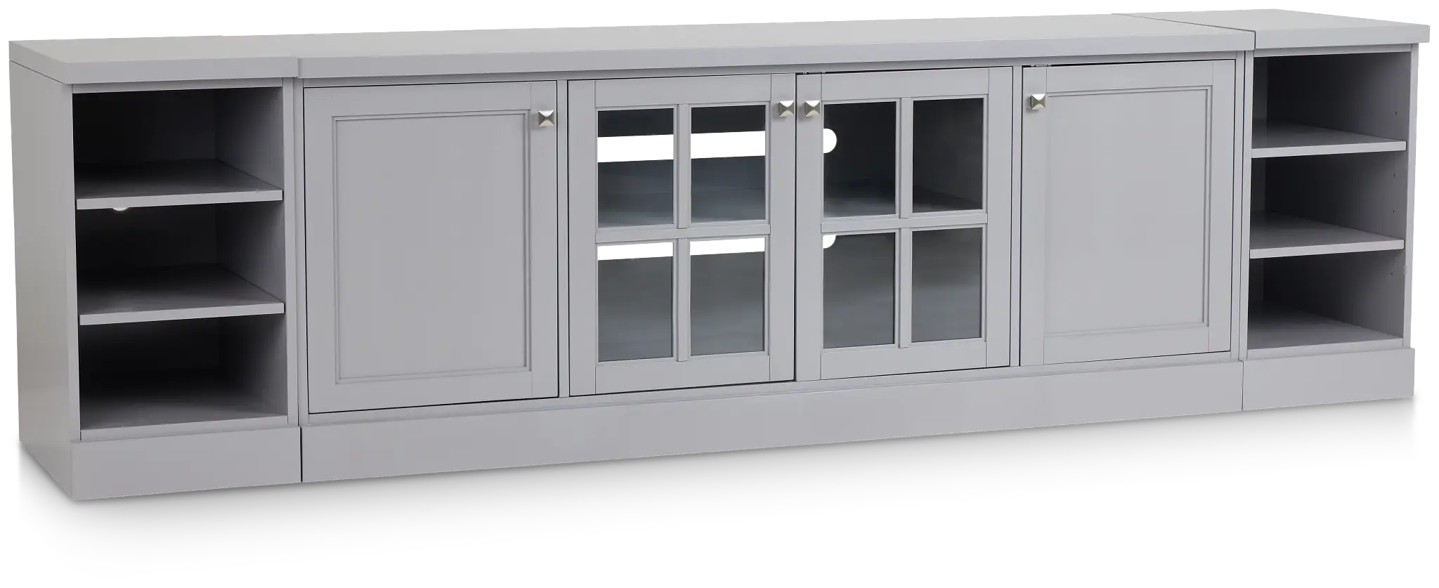 Newport Gray 108" Tv Stand Newport Gray 108" Tv Stand