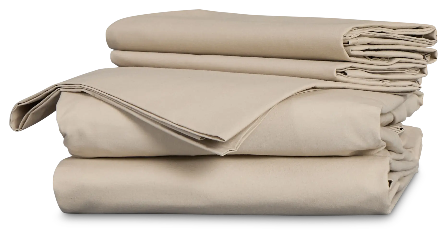 Rest & Renew Percale Cotton Beige 200 Thread Sheet Set Rest & Renew Percale Cotton Beige 200 Thread Sheet Set