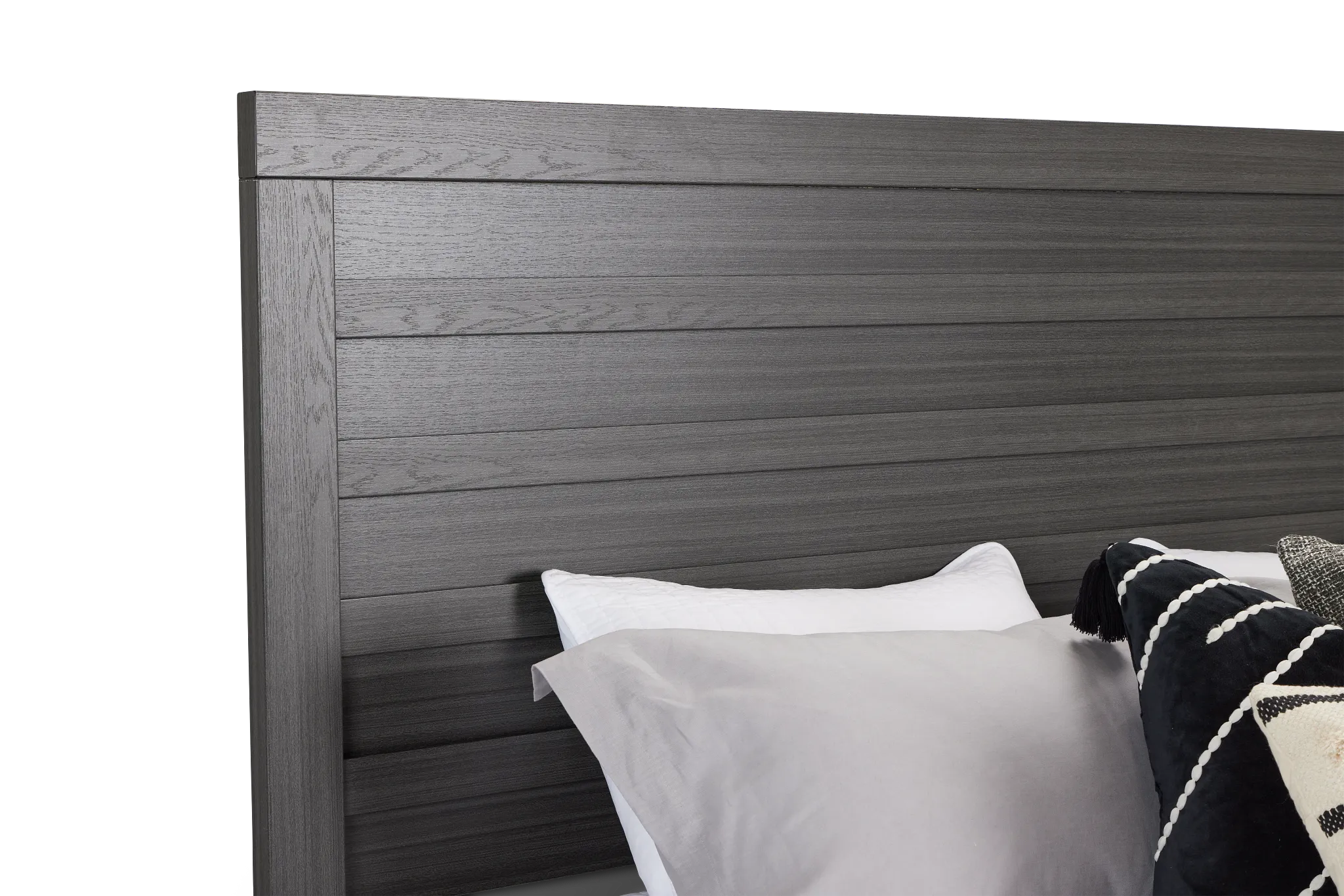 Everett Gray Panel Bed