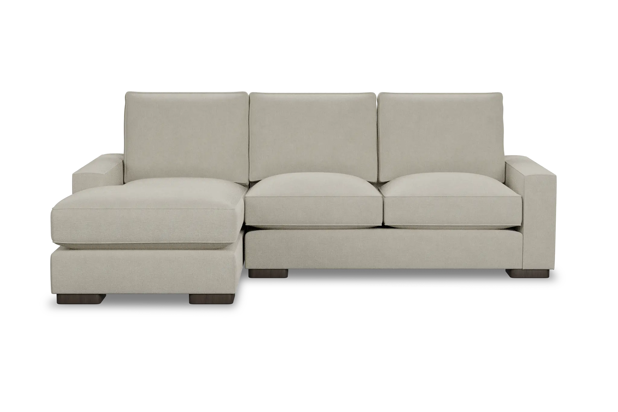 Edgewater Suave Beige Left Chaise Sectional Edgewater Suave Beige Left Chaise Sectional