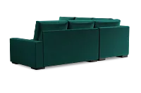 Edgewater Joya Green Small Two-arm Sectional