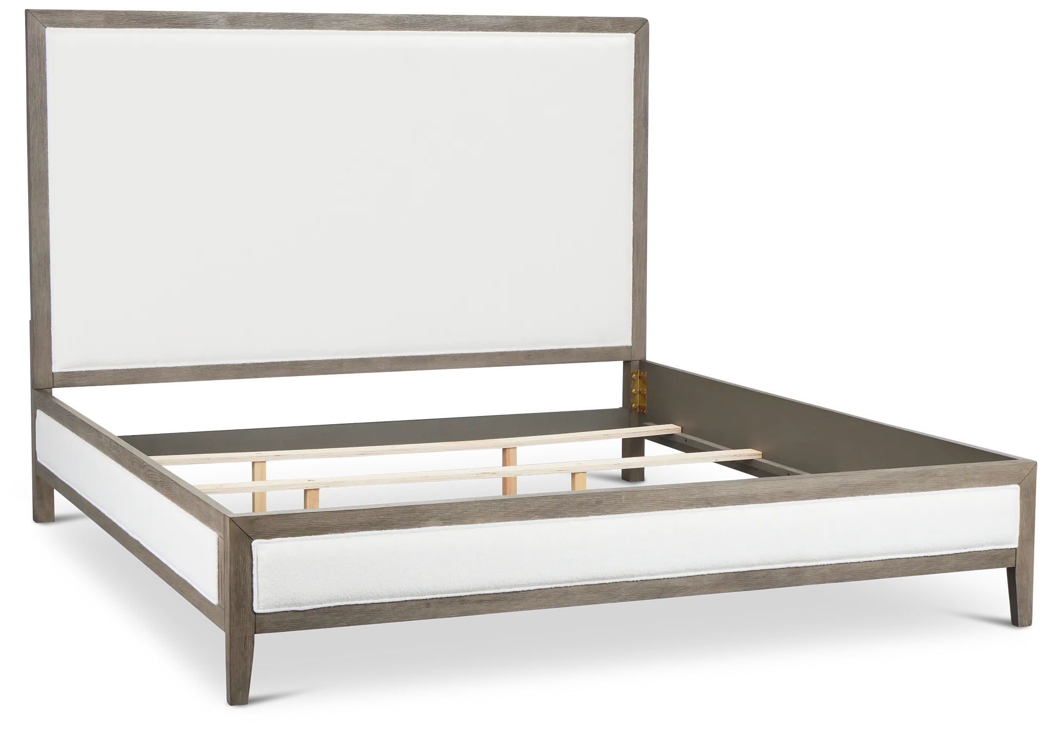 Alden Gray Uph Platform Bed