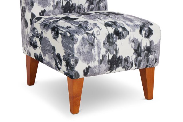 Scarlett Gray Fabric Accent Chair