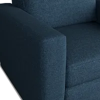 Citymod Blue Fabric Swivel Chair