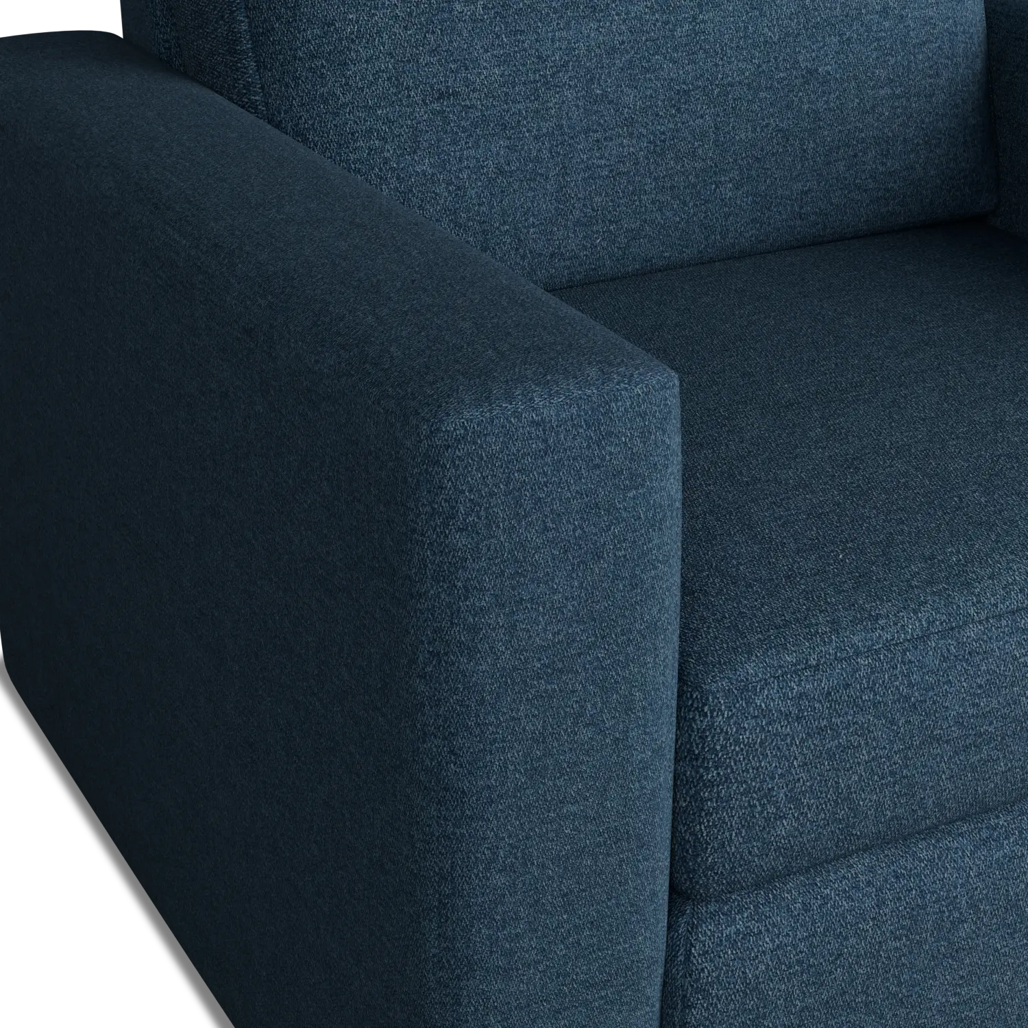 Citymod Blue Fabric Swivel Chair Citymod Blue Fabric Swivel Chair