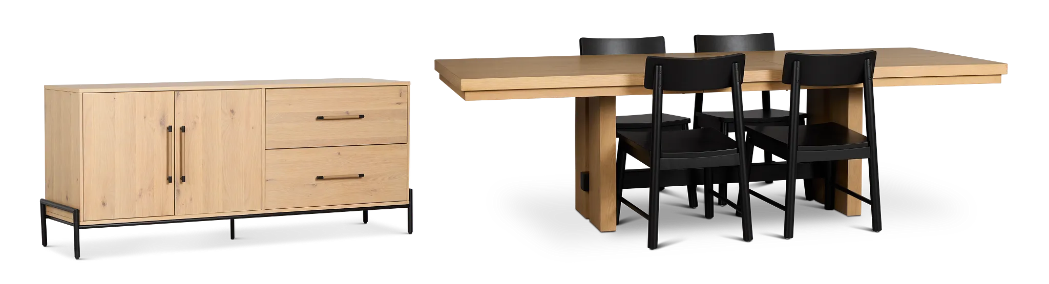 Highland Light Tone Rect Dining Room