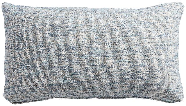 Baxter Light Blue Lumbar Accent Pillow