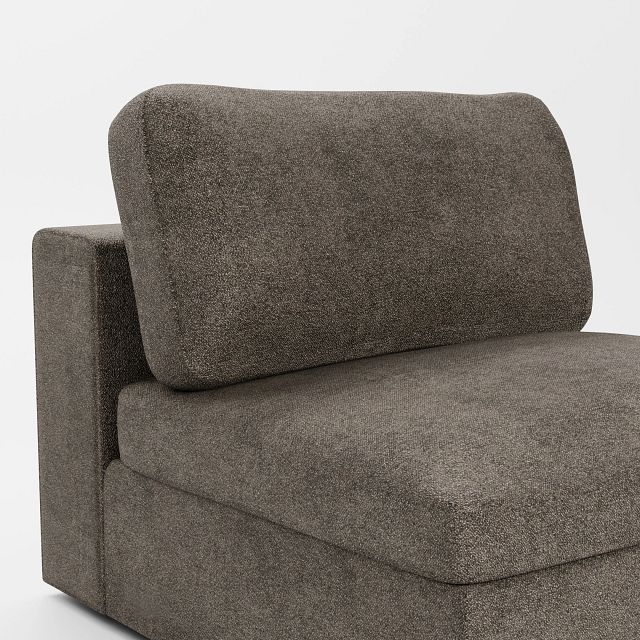 Destin Elite Brown Fabric Swivel Chair