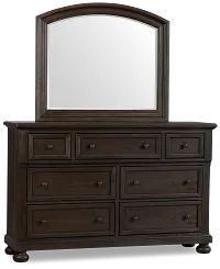 Galveston Dark Tone Dresser & Mirror