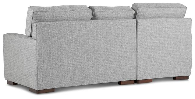 Austin Gray Fabric Left Chaise Sectional