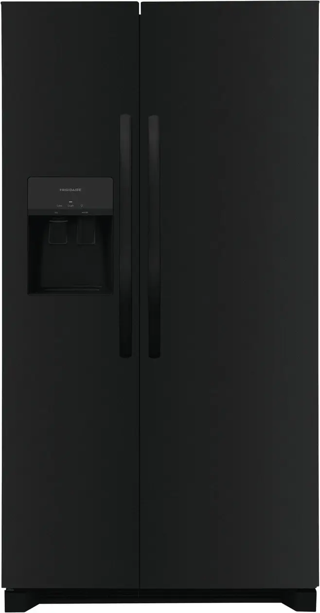 Frigidaire 2623 Series Black Side By Side Refrigerator Frigidaire 2623 Series Black Side By Side Refrigerator