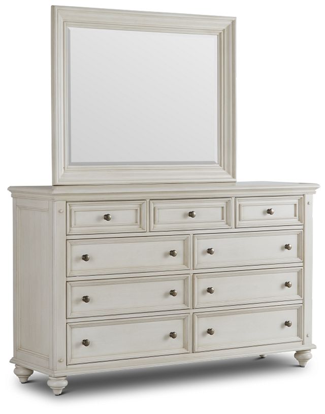 Savannah Ivory Dresser & Mirror