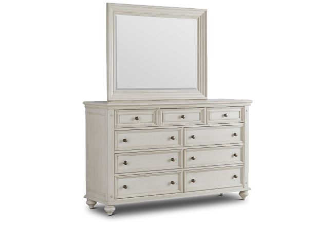 Savannah Ivory Dresser & Mirror