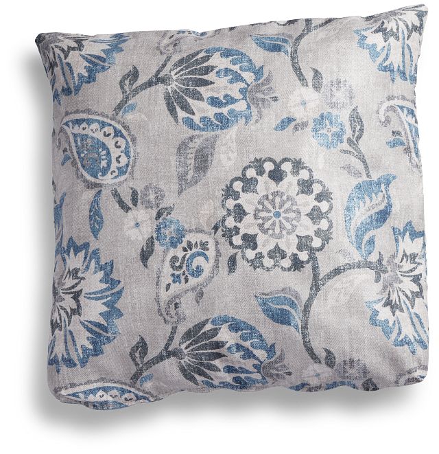 Sylvie Blue 20" Accent Pillow