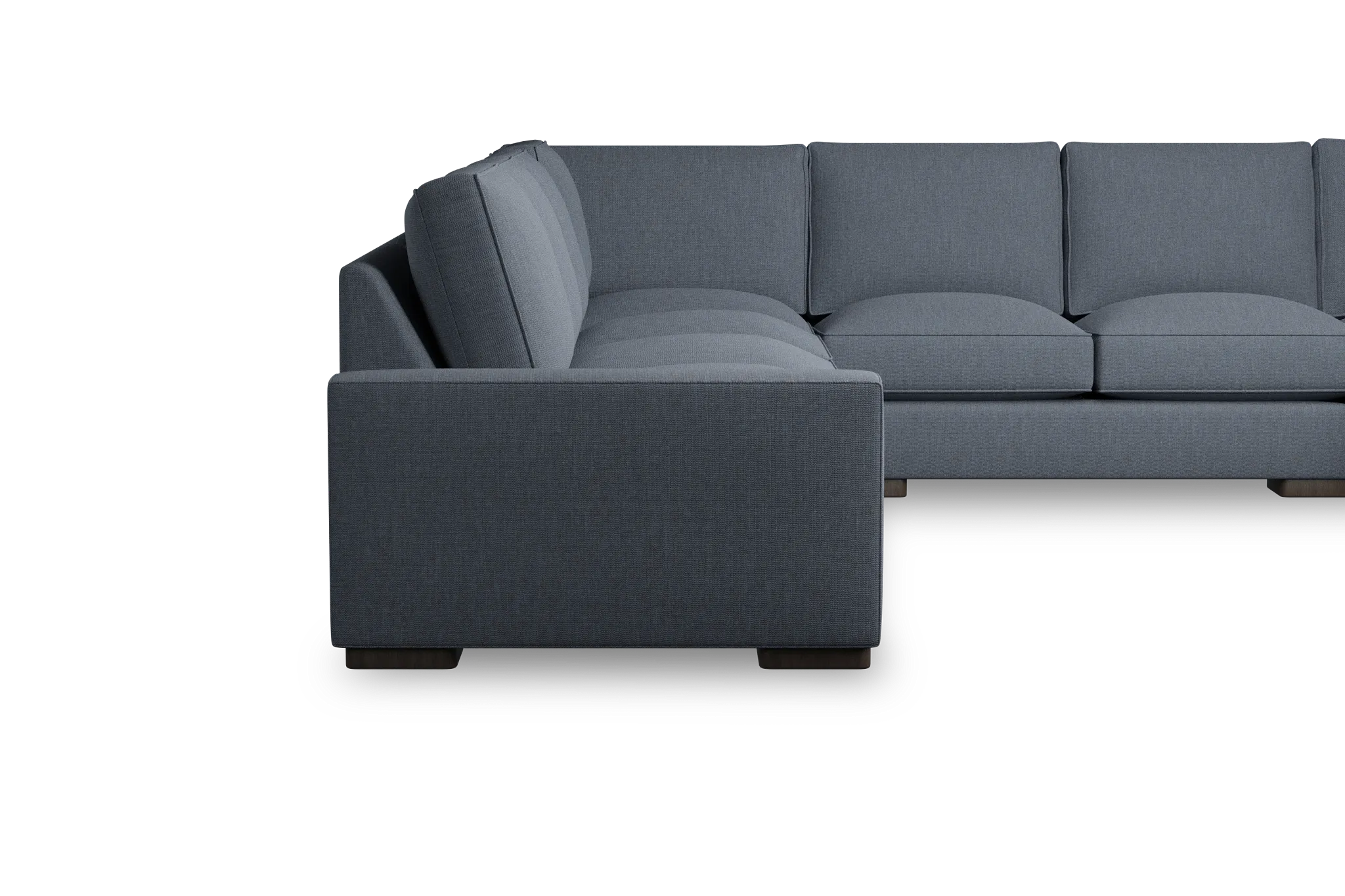 Edgewater Victory Dark Blue Large Right Chaise Sectional