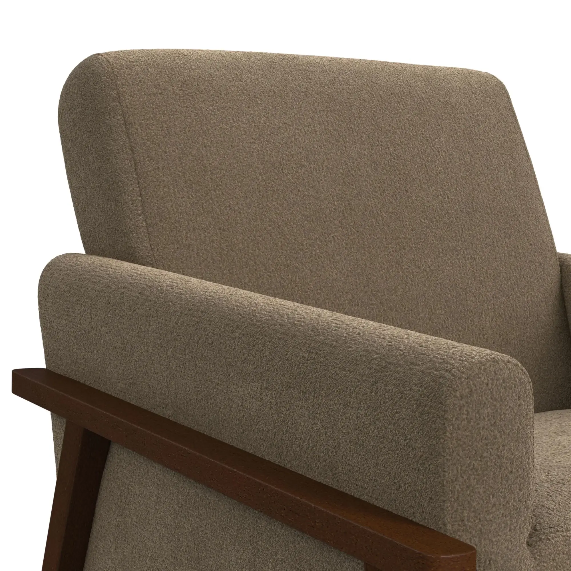 Tamsin Light Brown Fabric Accent Chair Tamsin Light Brown Fabric Accent Chair