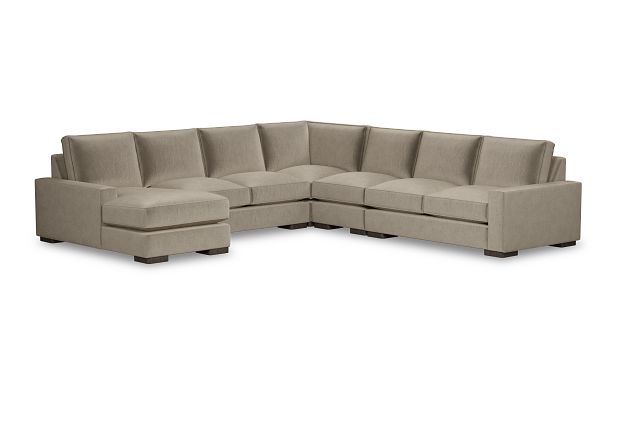 Edgewater Joya Beige Large Left Chaise Sectional