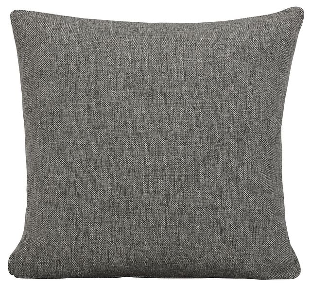 Asheville Gray Fabric Square Accent Pillow (0)